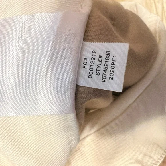 Vince Cropped Wide Leg Pants Cream Linen Blend Culotte Minimalist Size 6 - Picture 3 of 11